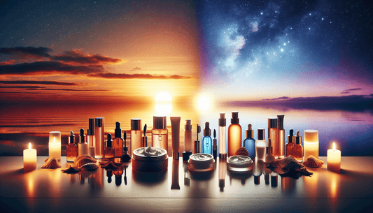 morning vs night skincare routine, skincare routine differences, AM vs PM skincare, day and night skincare products, when to a