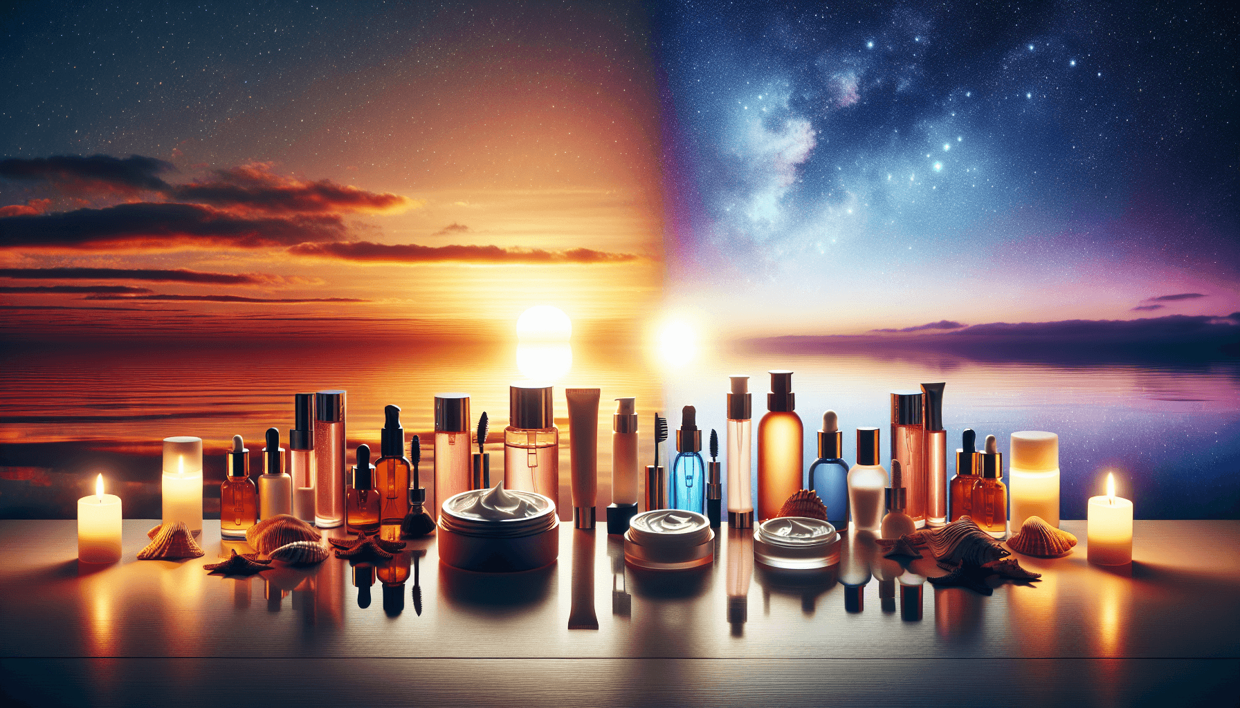 morning vs night skincare routine, skincare routine differences, AM vs PM skincare, day and night skincare products, when to a